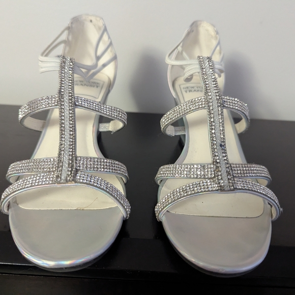 New York Transit Shoes - Dazzling Silver Women's Heels